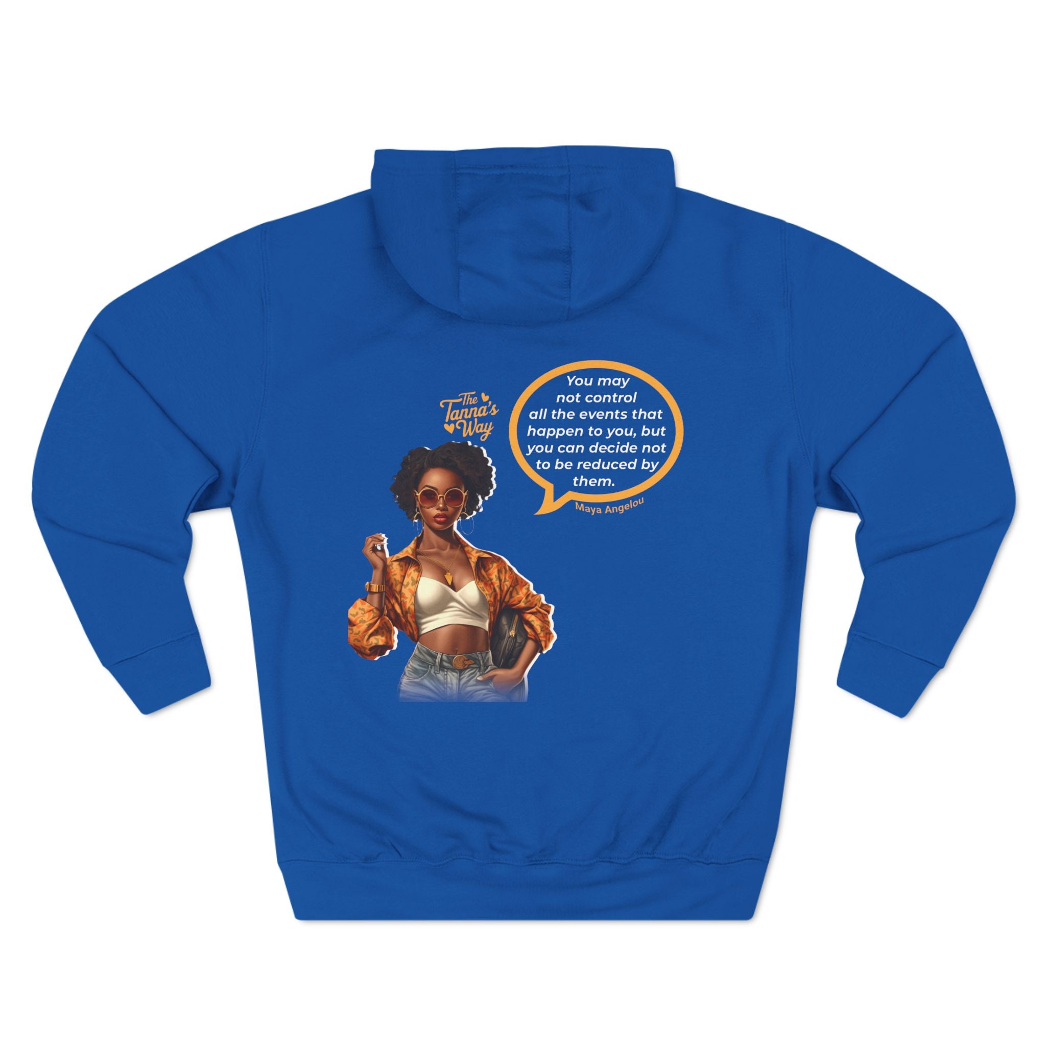 Maya Angelou | Three-Panel Fleece Hoodie